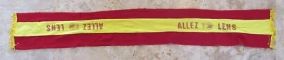 Echarpe ALLEZ LENS années 80 ancien logo vintage sang & or scarf collection - Photo 1/2