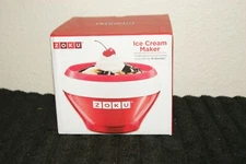 ZOKU Ice Cream Maker Red  Keto Yogurt Healthy Bowl Great  Gifts!