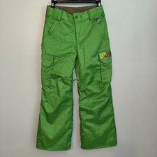 EUC Burton DryRide Ski Snowboard Pants Green Women's Size Small US 7/8