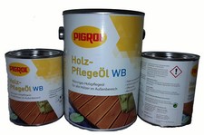 10€/l Pigrol Holzpflegeöl WB Farblos 0,375 l Hartöl Gartenmöbelöl Terrassenöl 