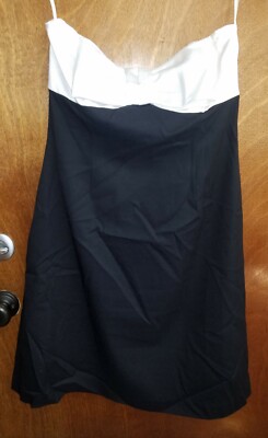 white house black market tuxedo dress