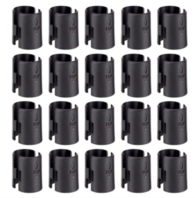 20 Pairs Wire Rack Lock Clip Replacements for Metal Shelving Sleeves System, 1''