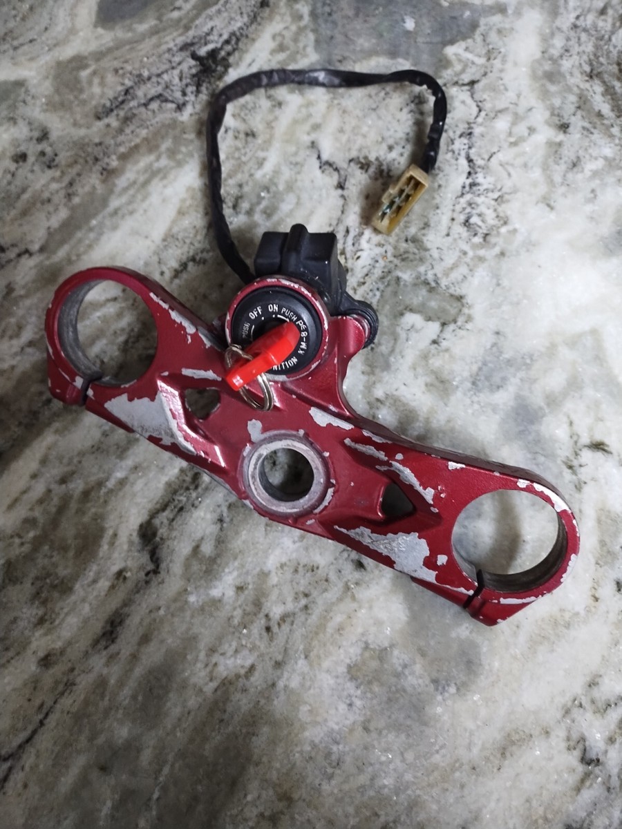 05-06 KAWASAKI NINJA ZX6R ZX636 FORKS UPPER TRIPLE TREE CLAMP WITH