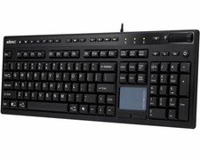 Adesso EasyTouch 445 Multi-Channel Wired Touchpad Keyboard, Black AKB-445UB