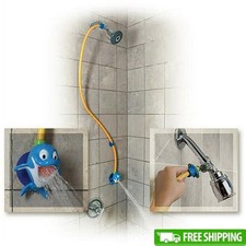 Kids Dolphin Showerhead Fun Bath Accessory Easy Install Supervise Child Use