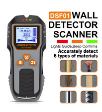 6-in-1 Stud Finder Wall Scanner Detector for Wire Metal Wood