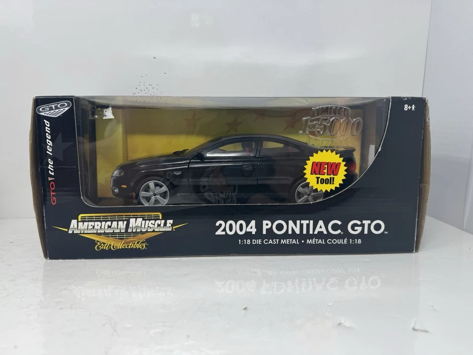 Ertl American Muscle 2004 Pontiac GTO 1:18 Diecast Black 1 of 5000 Limited - Image 2 of 4