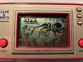 NINTENDO Octopus Game and Watch (OC-22) in Excellent Condition w/ box /foam/ ins