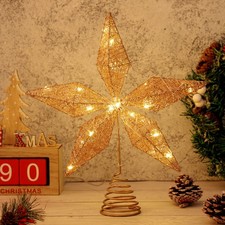  Five-star Tree Top Lighting Toppers Treetop Lightweight Christmasstar Lights