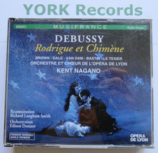 DEBUSSY - Rodrigue et Chimene NAGANO / BROWN / DALE - Ex Con 2 CD Set Erato