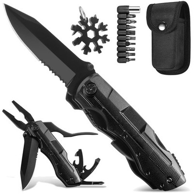 Geschenke für Männer, 5 in 1 Multitool & 18 in 1 Schneeflocken Multitool Gadg...