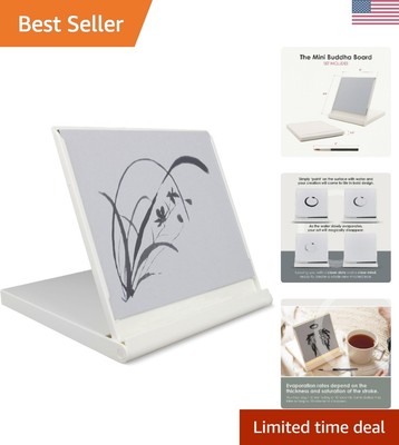 Mini Art Set: Water Drawing Writing Board w/Mini Water Brush for Mindfulness ...