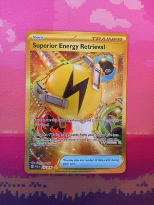Pokemon Karte Superior Energy Retrieval 277/193 Hyper Rare Paldea Evolved NM