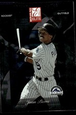 Juan Pierre 2002 Donruss Elite #64 Rockies MLB READ FREE SHIPPING AutographDen