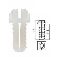 Expando Split Dowels 15mm L for Blum Mounting Plates Cabinet Hinges