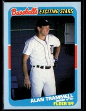 1989 Fleer Baseball's Exciting Stars #41 Alan Trammell Baseball Card 0501D