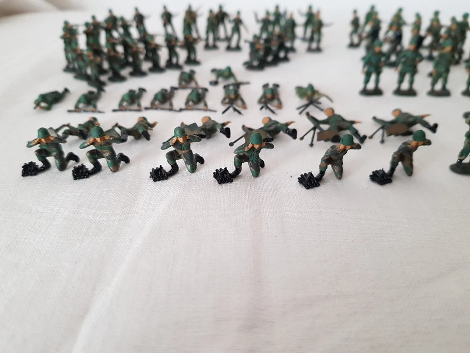 Lot 95 Petits Soldats 1/72 Peints - US Army - Seconde Guerre Mondiale - Photo 2/4