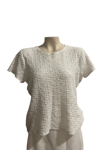 Croft & Barrow Womens Blouse Large Petite white Pullover shirt - Picture 1 of 10