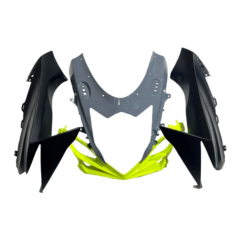 Kit de carenado gris negro para carrocería de plástico Suzuki GSXR600 GSXR750 2011-2023 K11 Foto 4 de 4