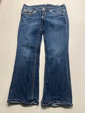 Vigoss The New York Boot Cut Jeans Blue Flap Pockets Medium Wash Womens Sz 11/12