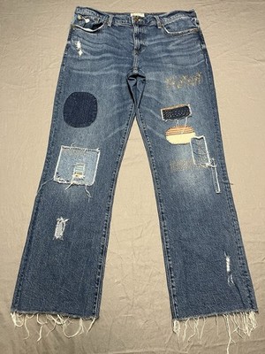 Lucky Brand x Yellowstone Women s 14/32R (35x32) Patchwork Easy Rider Boot Cut