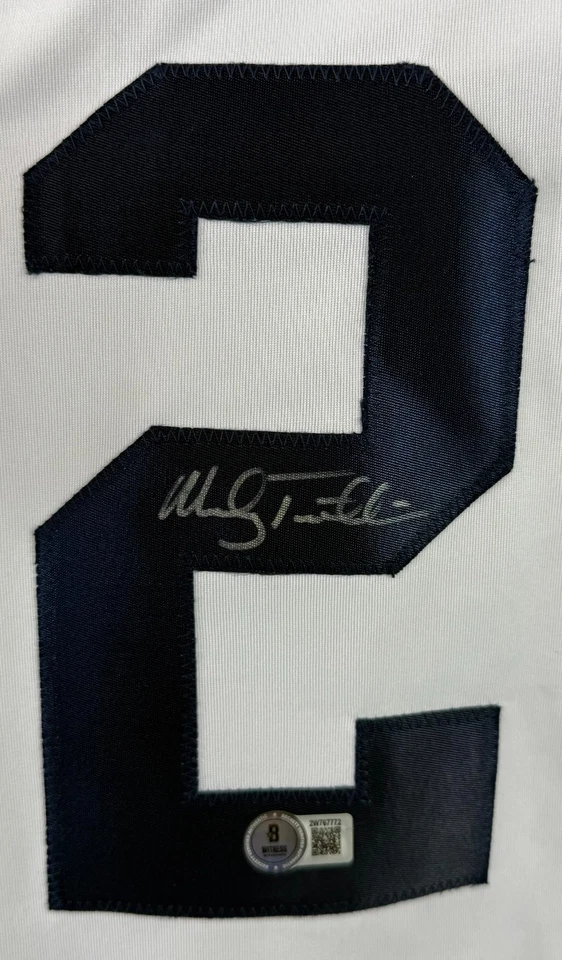 Camiseta firmada autografiada por Mickey Tettleton MLB Detroit Tigers BAS Foto 2 de 3
