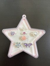Girls Set Of 7 Rings