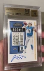 2020 Contenders Rookie Ticket #104A Justin Herbert RC BGS 9.5 w/ 10 AUTO