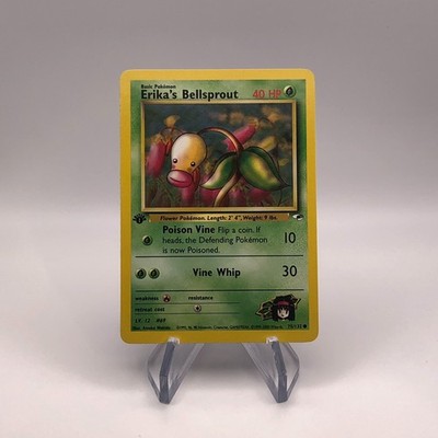 Pokemon 1st Edition Gym Heroes - Erika's Bellsprout 75/132 - Common - NM