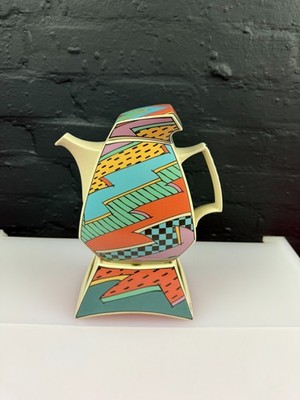 Dorothy Hafner Rosenthal Flash Teekanne und Stövchen Ständer Set
