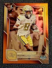 Malik Rutherford 2025 Bowman Chrome U Prospect Auto Orange Refractor /25 KHH 