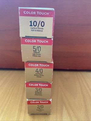 Wella Color Touch. 2/0 -3/0. -4/0  -5/0  -10/0