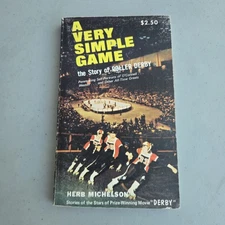 ROLLER DERBY: Very Simple Game by Herb Michelson 1971 1st Printing Vtg Paperback