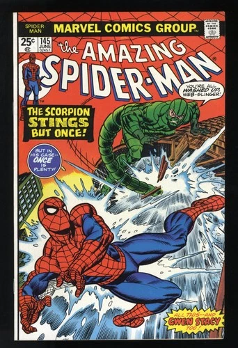 Amazing Spider-Man #145 NM- 9.2 Marvel Value Stamp intact! Marvel 1975