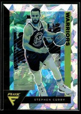 2020-21 Panini Flux Stephen Curry SILVER CRACKED ICE PRIZM SP Warriors #55 🔥