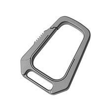 Mini EDC Titanium Alloy Creative Keychain Carabiner Portable Hang Buckle Tool