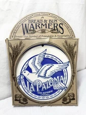 Seneca Ceramics Round Bread & Bun Warmer LaPaloma San Antonio Texas Dove USA FSh