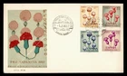 DR WHO 1967 SPANISH FERNANDO POO FDC PRO INFANCIA FLOWER COMBO 1.50 M66957