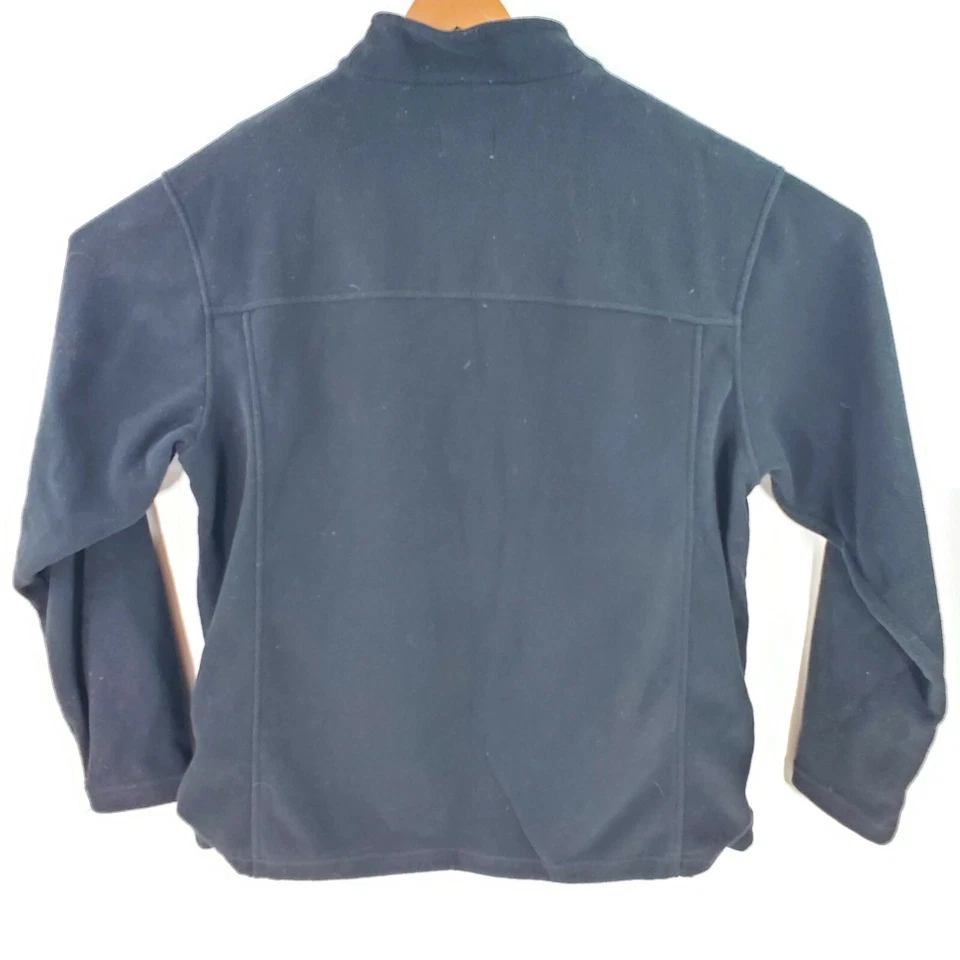 Bass Pro Fleeece 男式 XL 黑色全拉链夹克口袋钓鱼户外运动 — 第 4/4 张图片