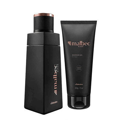 Kit Malbec Black: Deodorant Cologne + Shower Gel - o Boticario | eBay