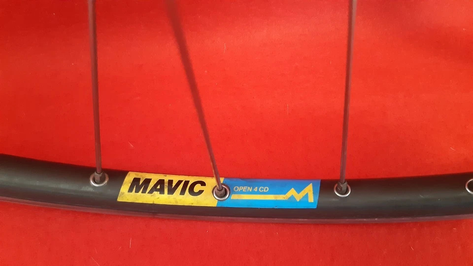 Roues Mavic Open 4CD Maillard 700 Hubs Velo Route Vintage Set Wheels Road Bike - Photo 2/4