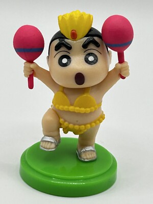 Crayon Shin-chan mini Figure Chocolate Egg Anime Japanese Maracas