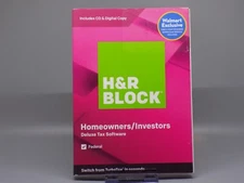 H&R Block Tax Software Deluxe 2019 - New SEALED