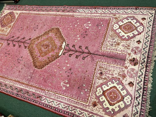 4.5 X 8.5 FT COLLECTORS' ITEM Vintage Natural Vegetable Dye Kazak Contemporary R