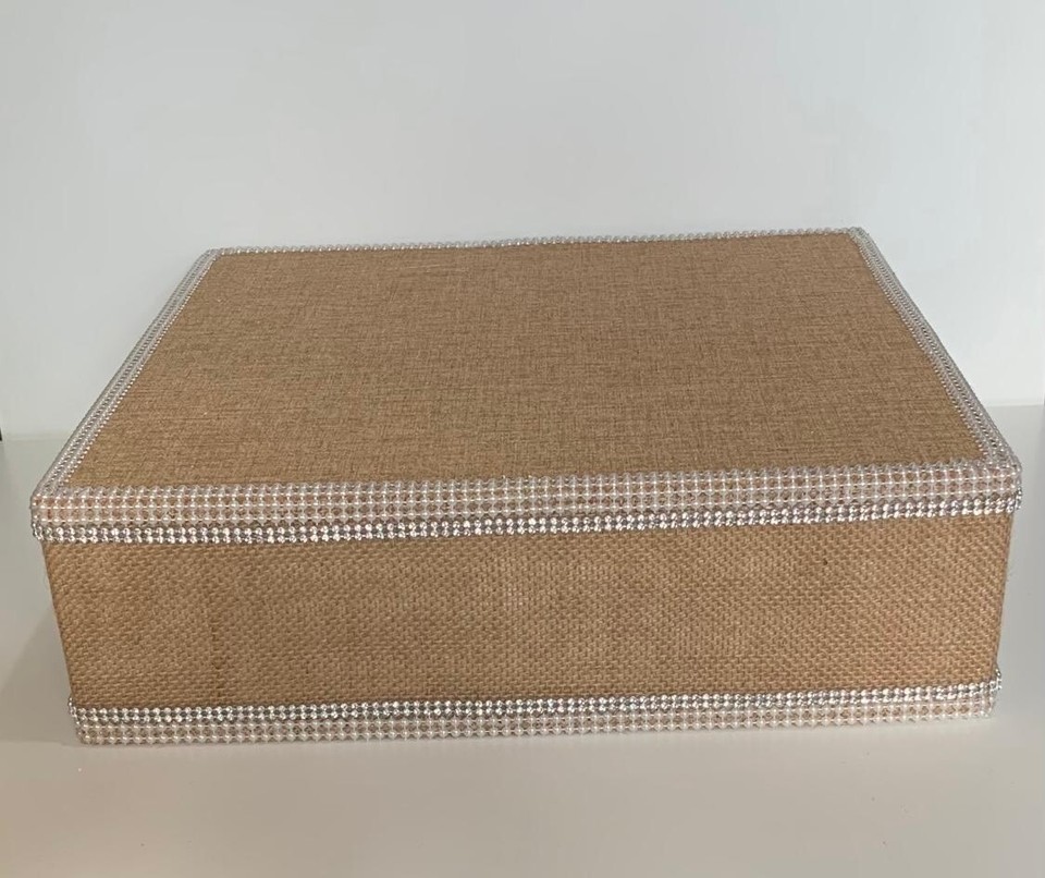 Hessian Jute Rustic Style CAKE STAND TO CLEAR More Listed eBay