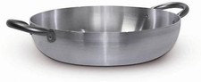 Tegame padella alluminio Modigliani 2 manici fondo spesso varie misure
