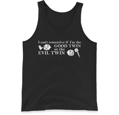 Lustiges Zwillings Trägershirt - Guter Zwilling oder böser Zwilling?, urkomisches Geschwister Trägertop