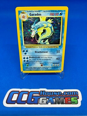 Pokemon Base Set - Gyarados 6/102 German Holo Foil *CCGHouse* RB