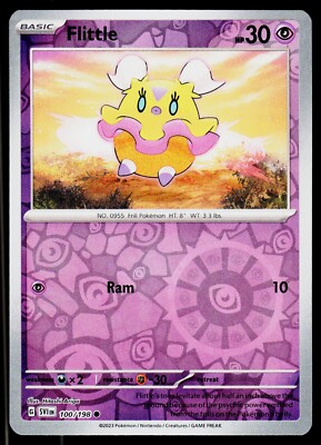 Flittle - 100/198 - Reverse Holo - Pokemon - Scarlet & Violet - NM/M