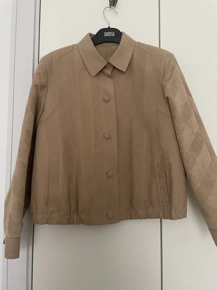 Camel Suede Jacket - Image 4 of 4